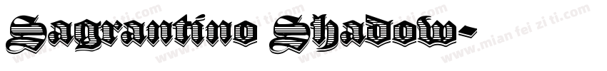 Sagrantino Shadow字体转换